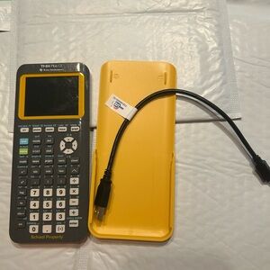 Texas Instruments TI-84 Plus CE Graphing Calculator Tested W Case With Cable